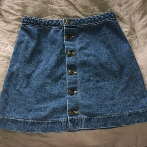 jean skirt